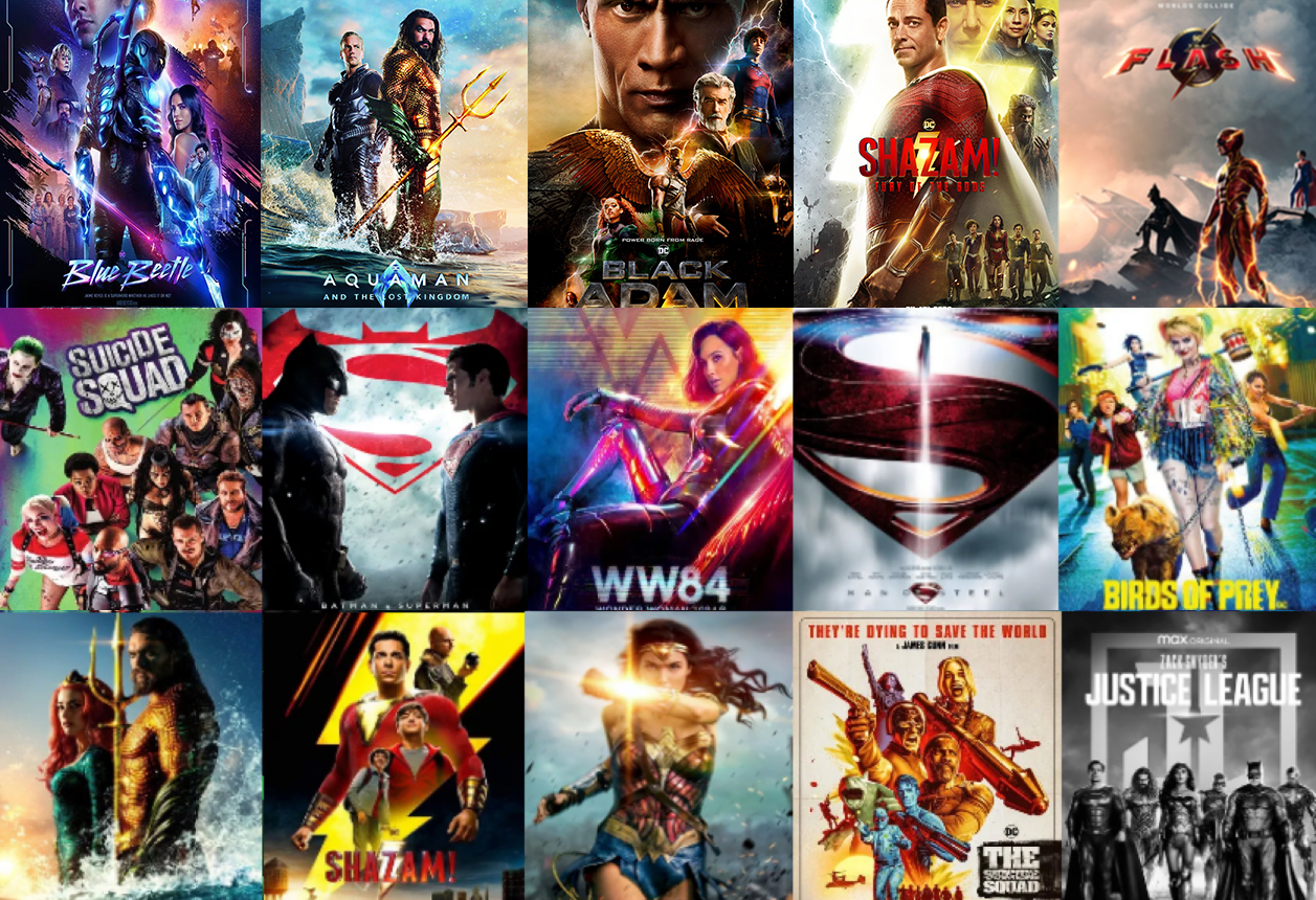 The Man Of Steel And DC Extended Universe Era poster