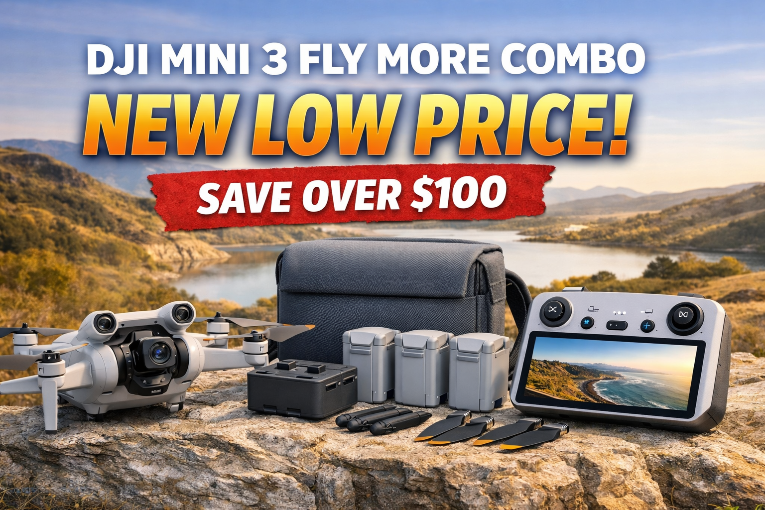 DJI Mini 3 Fly More Combo Hits New Low Price
