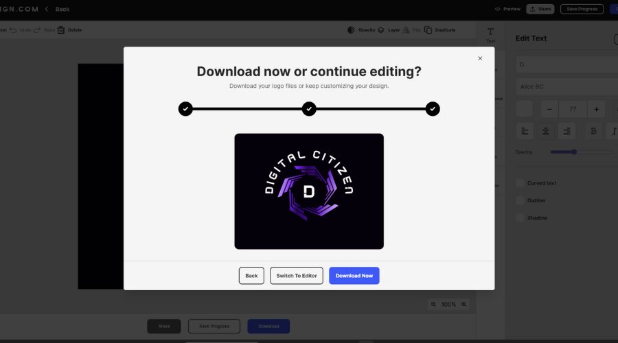 Download your Design.com logo