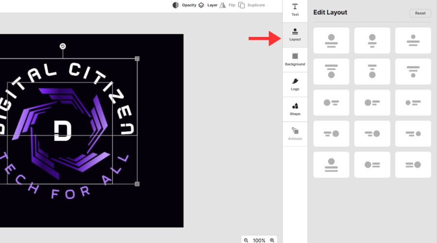 Edit Design.com layout
