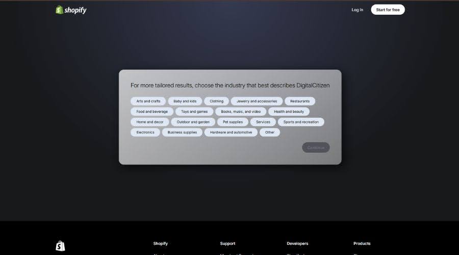 Hatchful AI logo maker