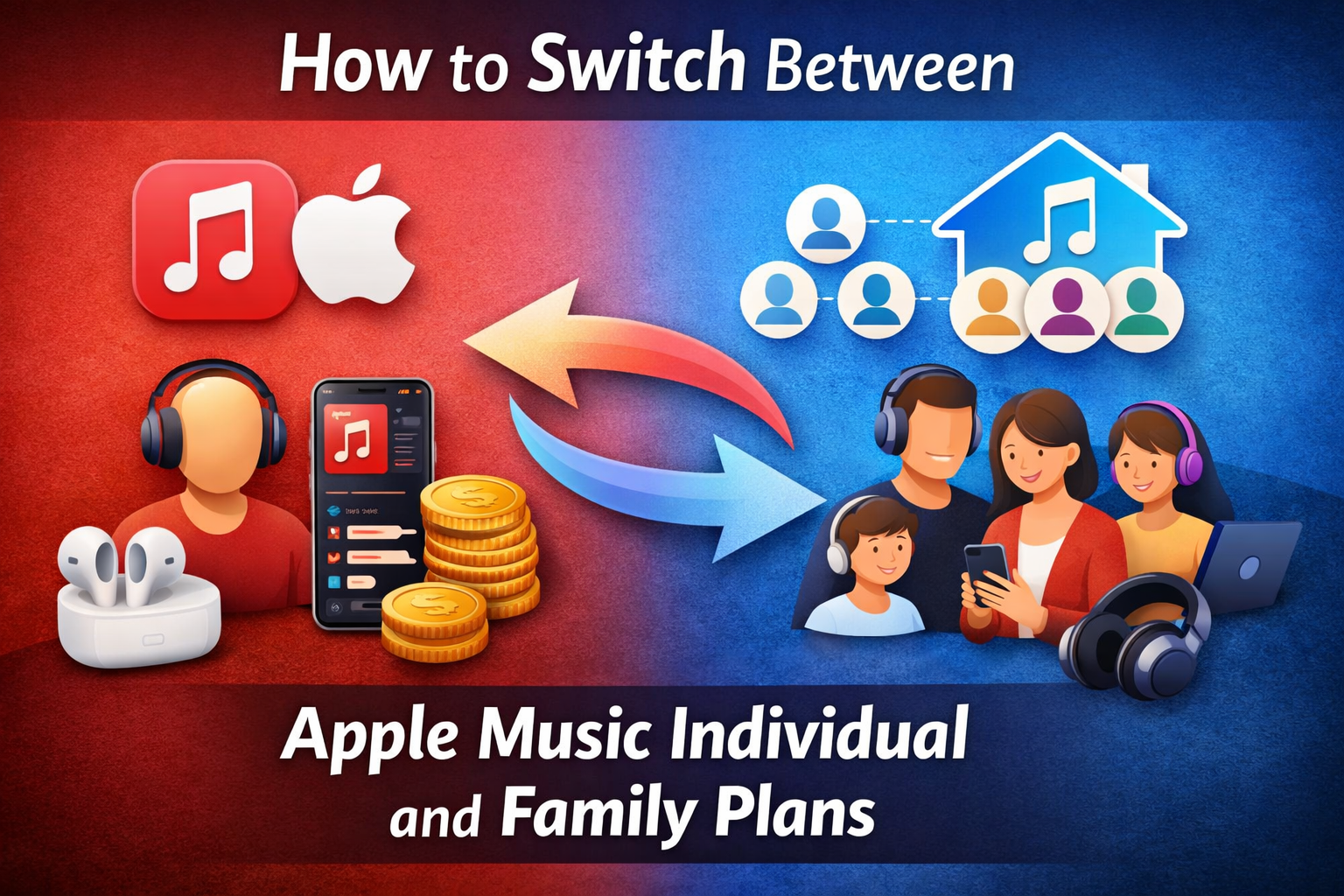 How to Switch Between Apple Music Individual and Family Plans