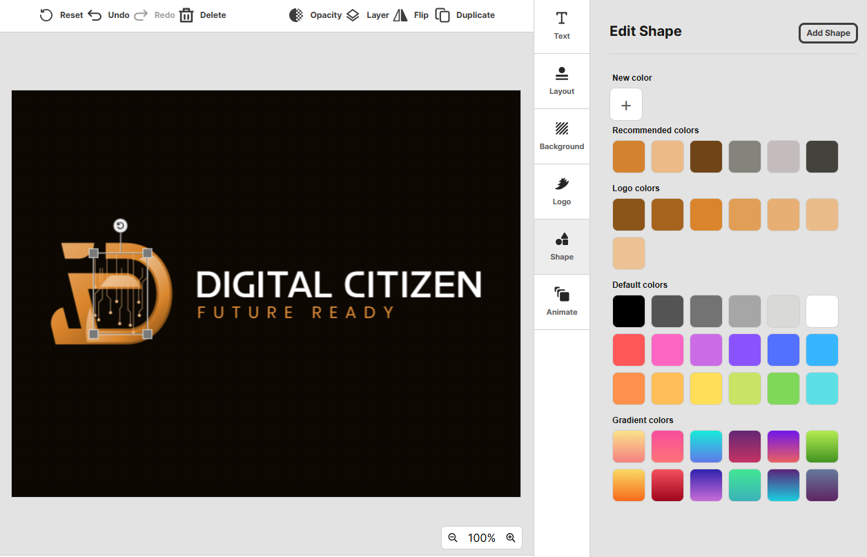 AI logo icons from Design.com