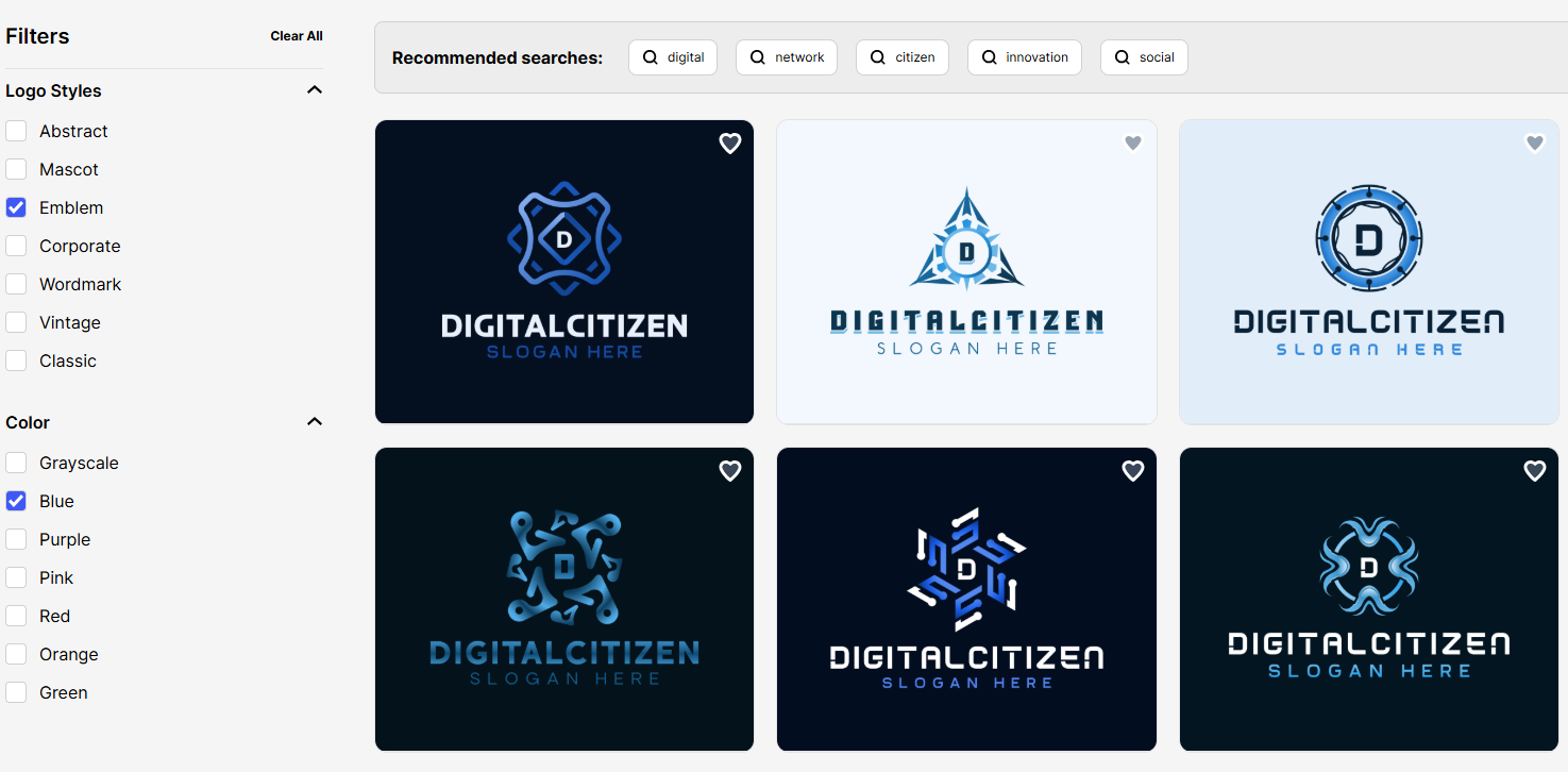 logo style options