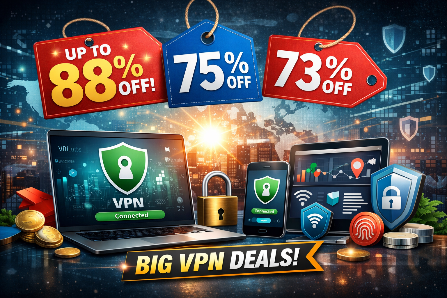 Top VPN Providers Push Deep Discounts on Long-Term Plans