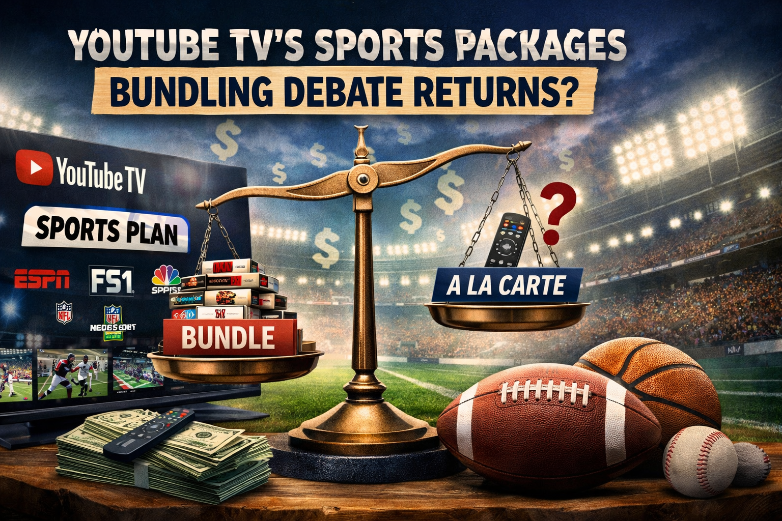 YouTube TV’s New Sports Packages Rekindle the Cable-Style Bundling Debate