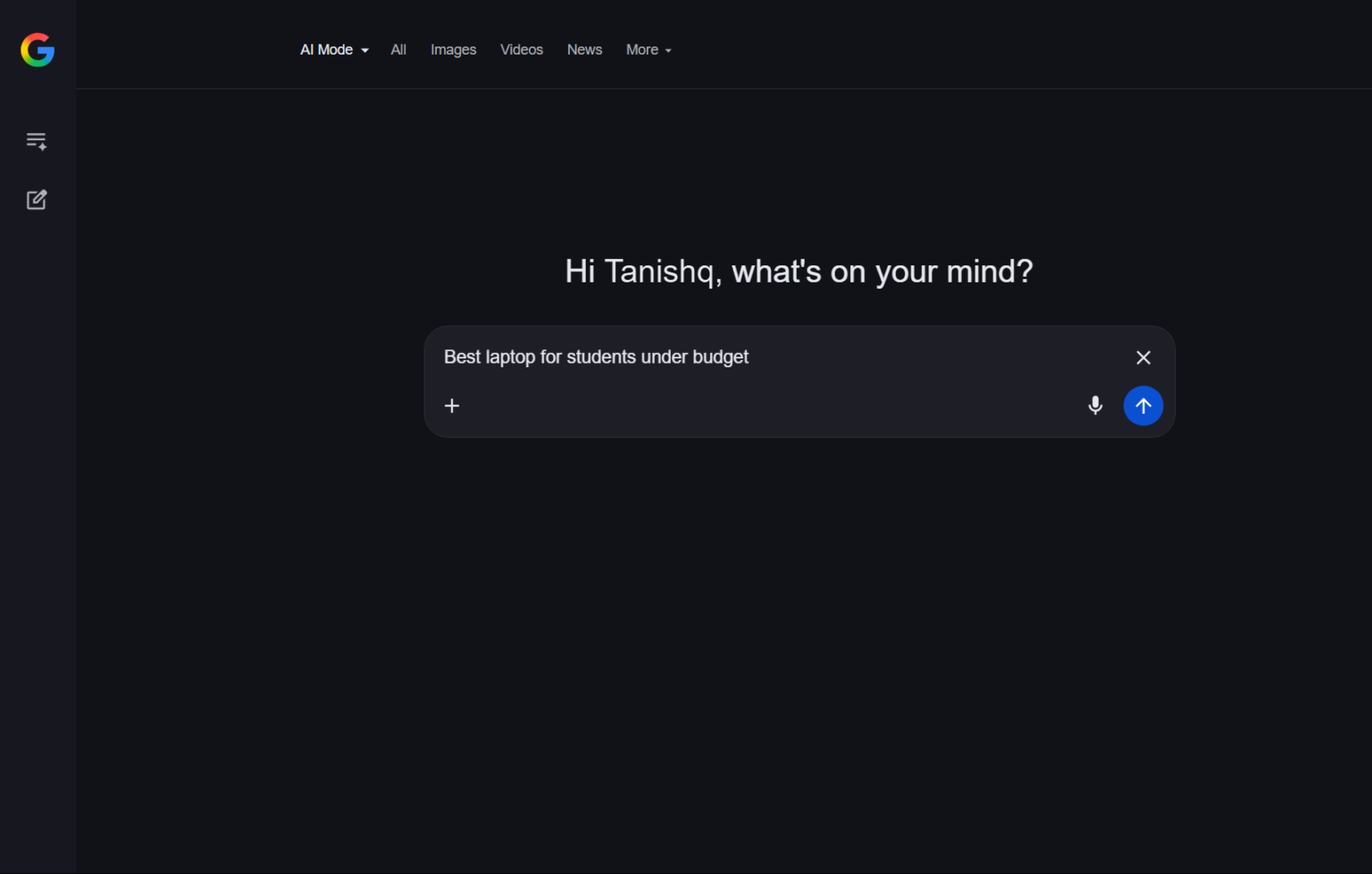 How to Open Google AI Mode via Google Chrome Search Bar
