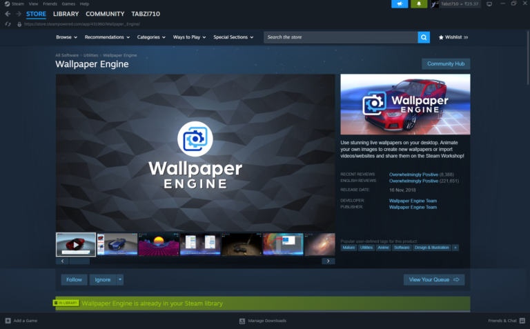 Windows Engine How to Use Live Wallpapers with Wallpaper Engine on Windows