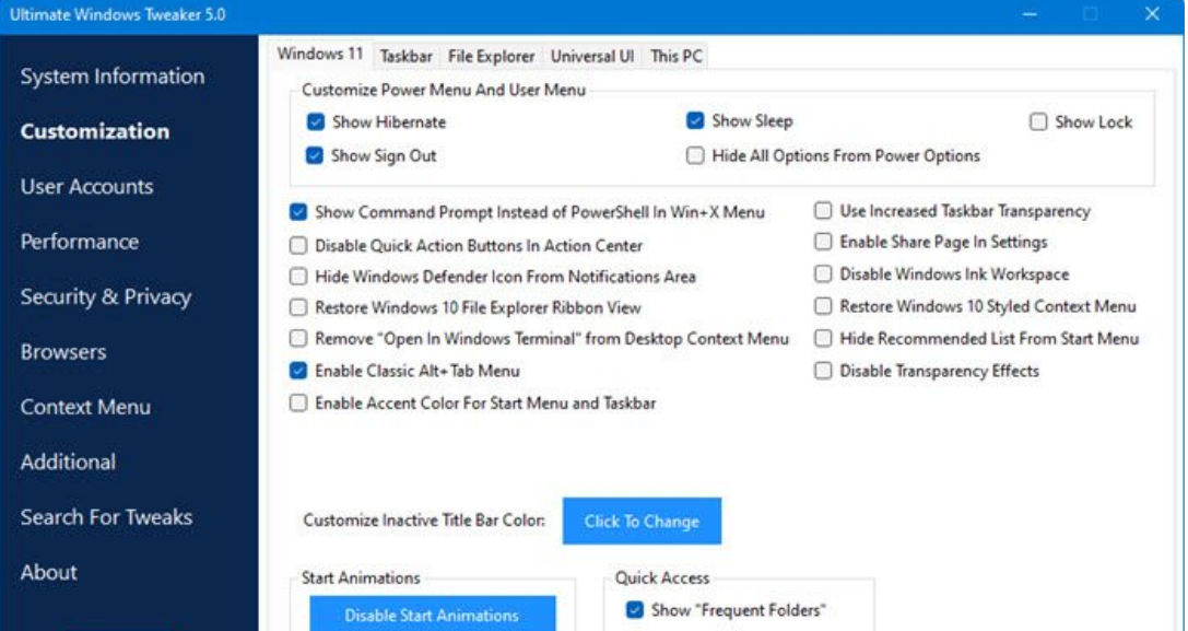 Ultimate Windows Tweaker 5 for Windows 11: Features and How to Use It