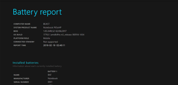 Your Laptop Battery Report Knows Something You Don't Here's How to Read It