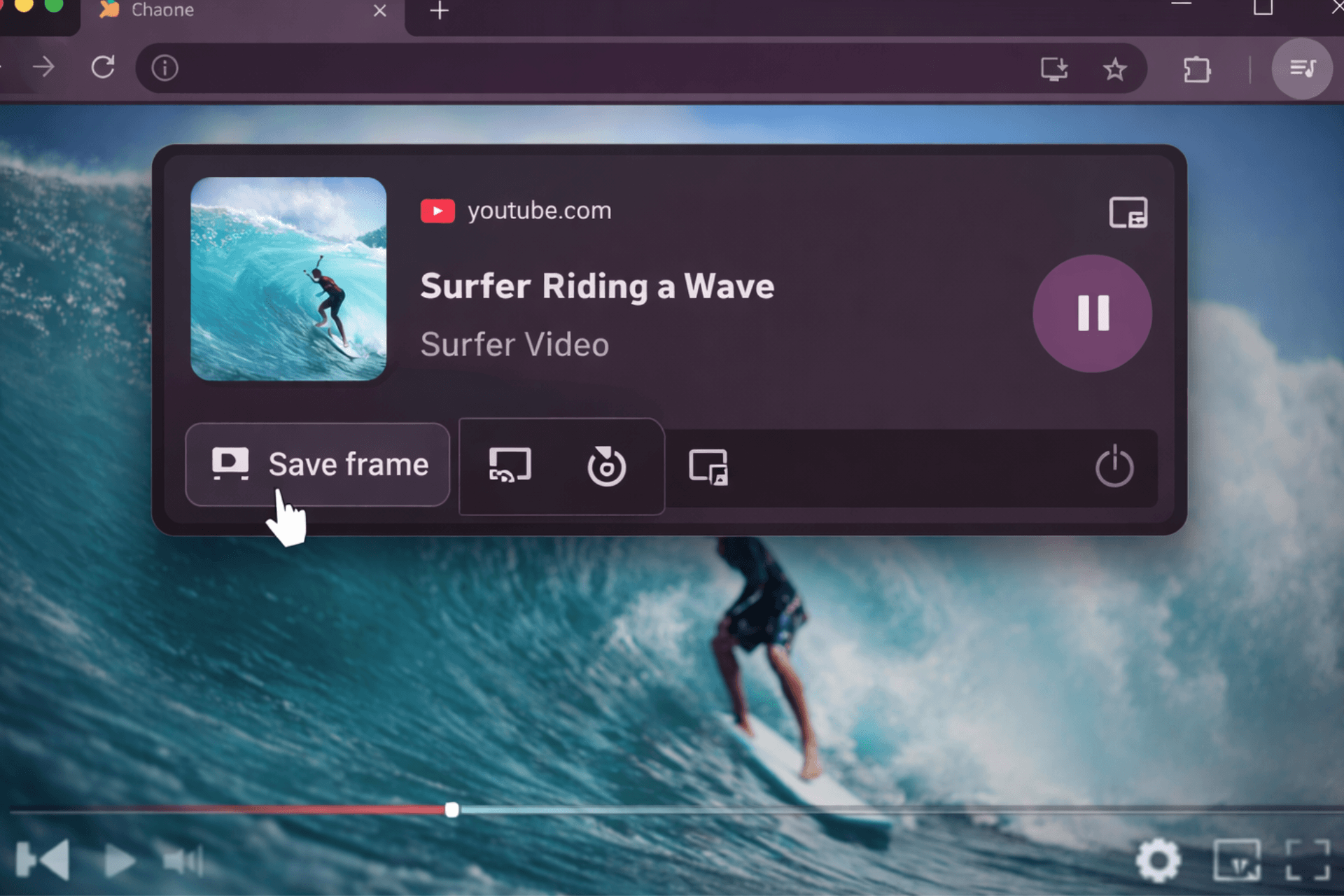 Chrome will let you save clean video frames from Global Media Controls