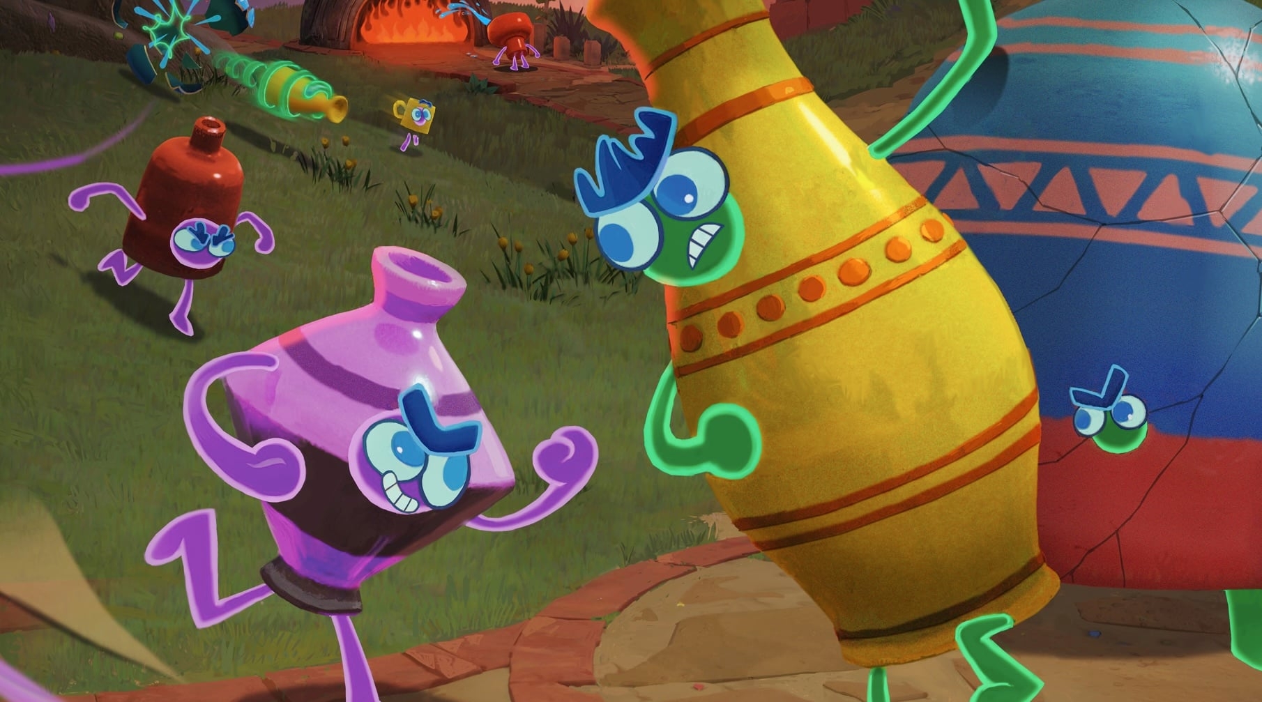 Double Fine’s Kiln turns pottery into a playful multiplayer fight