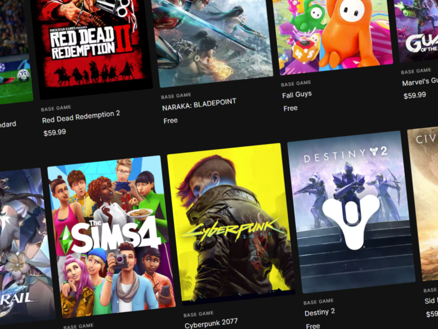Epic Games Store Mega Sale discounts Cyberpunk 2077, Battlefield 6, GTA V, and more