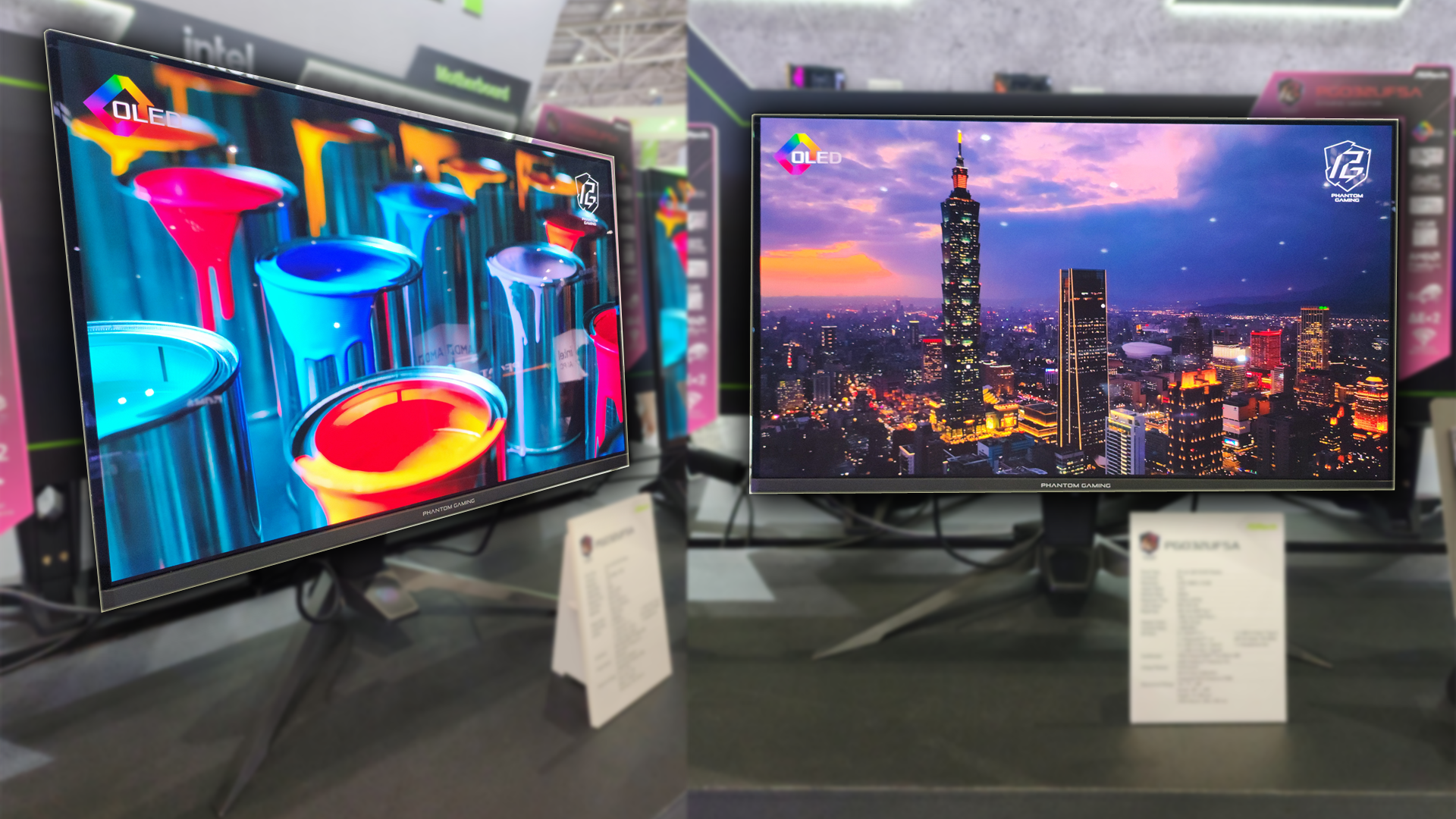 ASRock brings high refresh OLED gaming monitors to Computex with new Taichi lineup