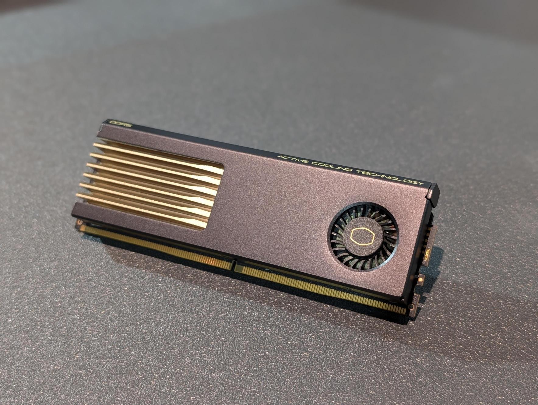 Cooler Master and G.Skill bring active cooling directly to DDR5 memory