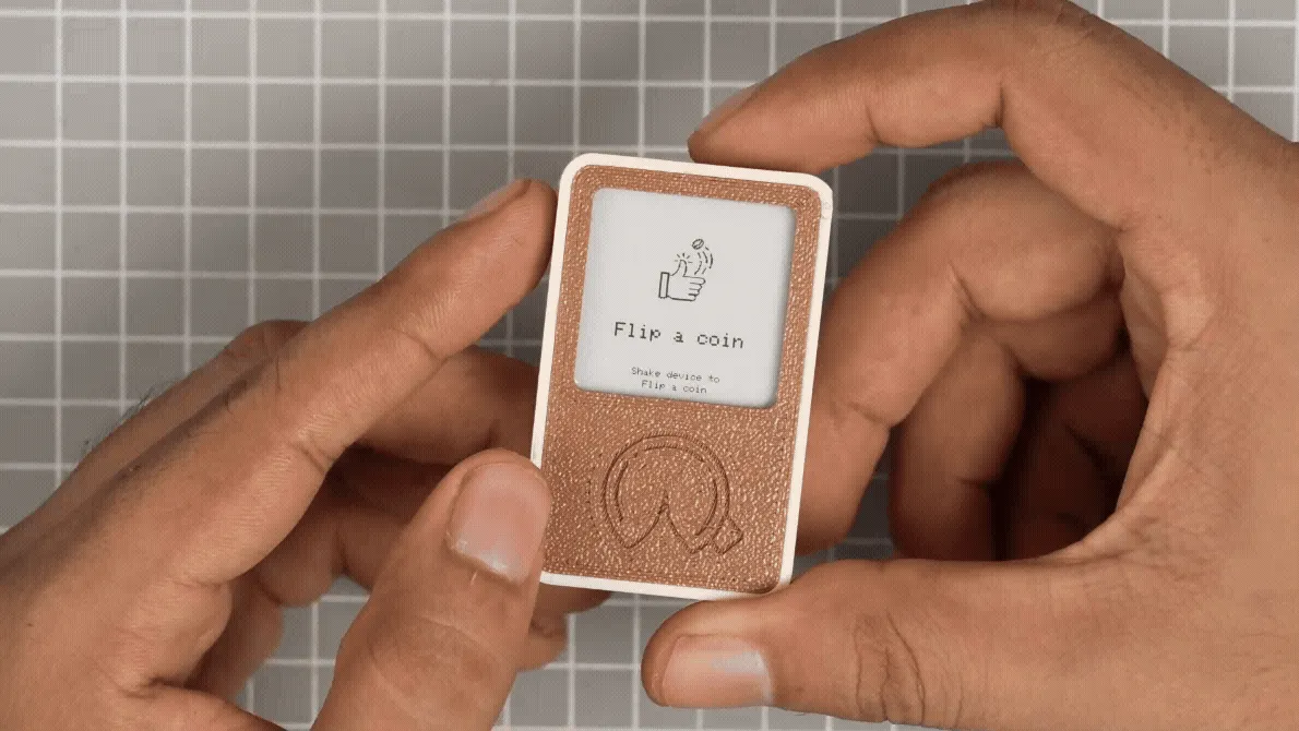 EFortune Cookie turns an ESP32 and tiny e paper screen into a pocket fortune teller