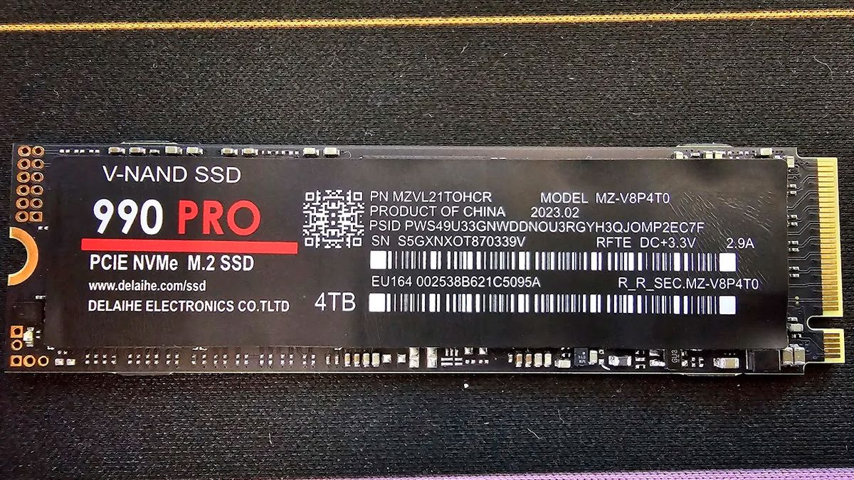 CrystalDiskInfo adds fake Samsung SSD detection to fight convincing 990 Pro clones