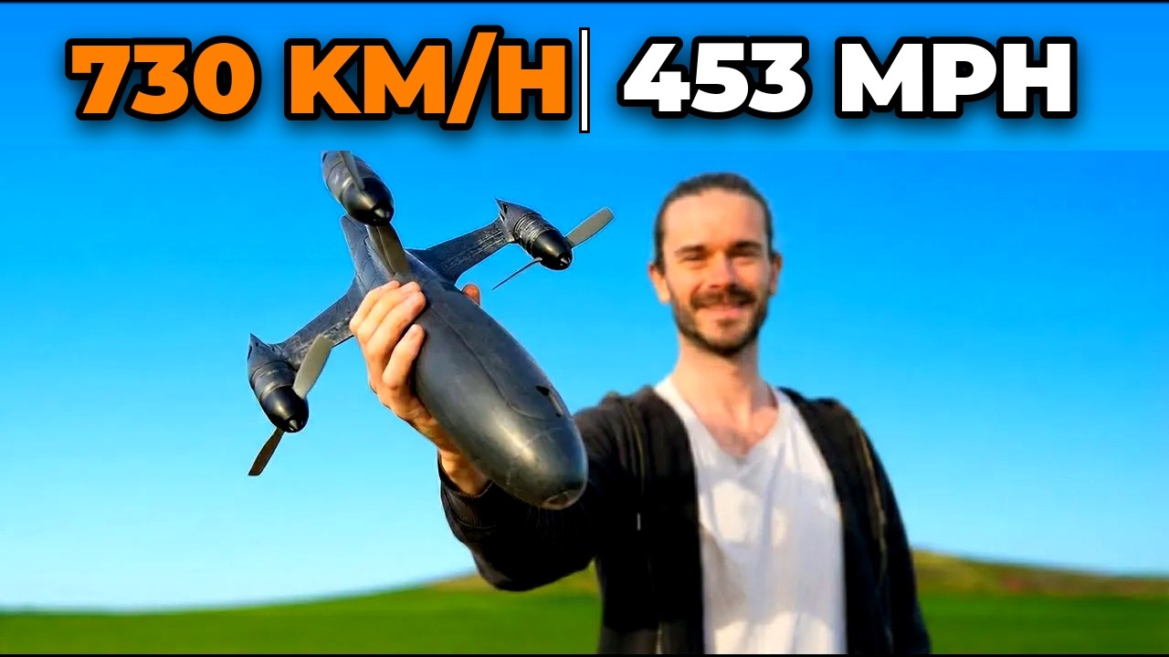 Custom Blackbird drone unofficially breaks speed record with 453 mph test run