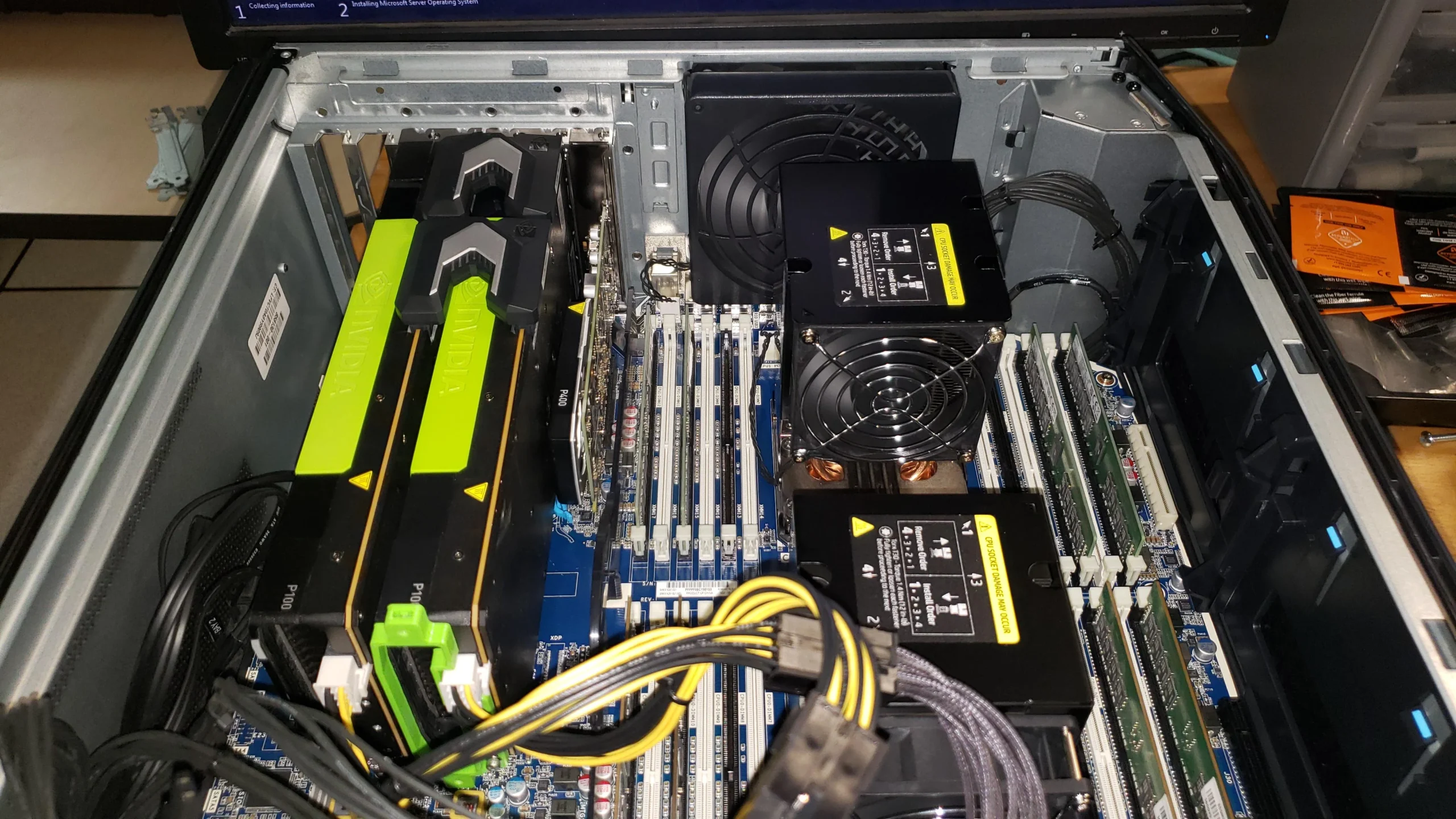 Used Optane memory helps run a 1 trillion parameter AI model on a single GPU workstation