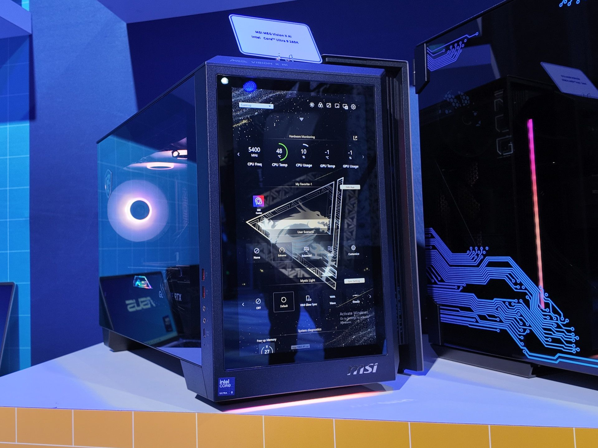 MSI’s MEG Vision X2 AI Plus desktop brings a talking AI companion to your PC