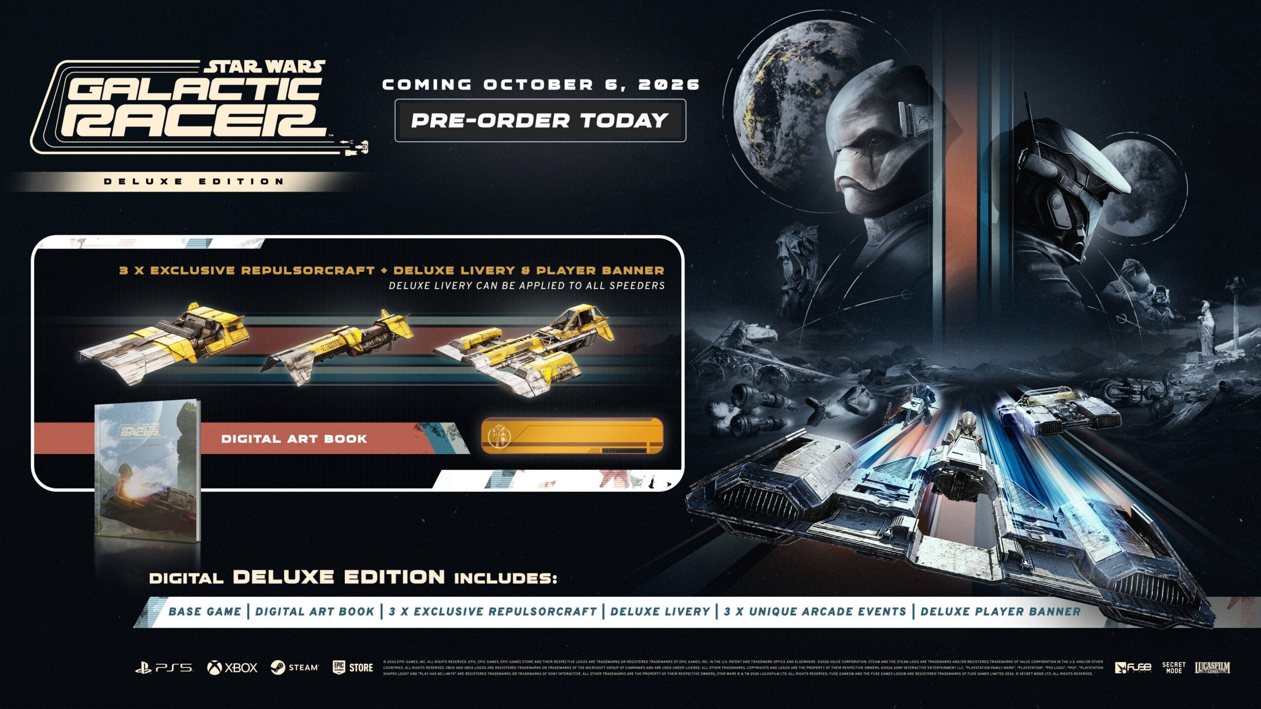 Star Wars Galactic Racer will launch with DLSS 4.5 support on PC