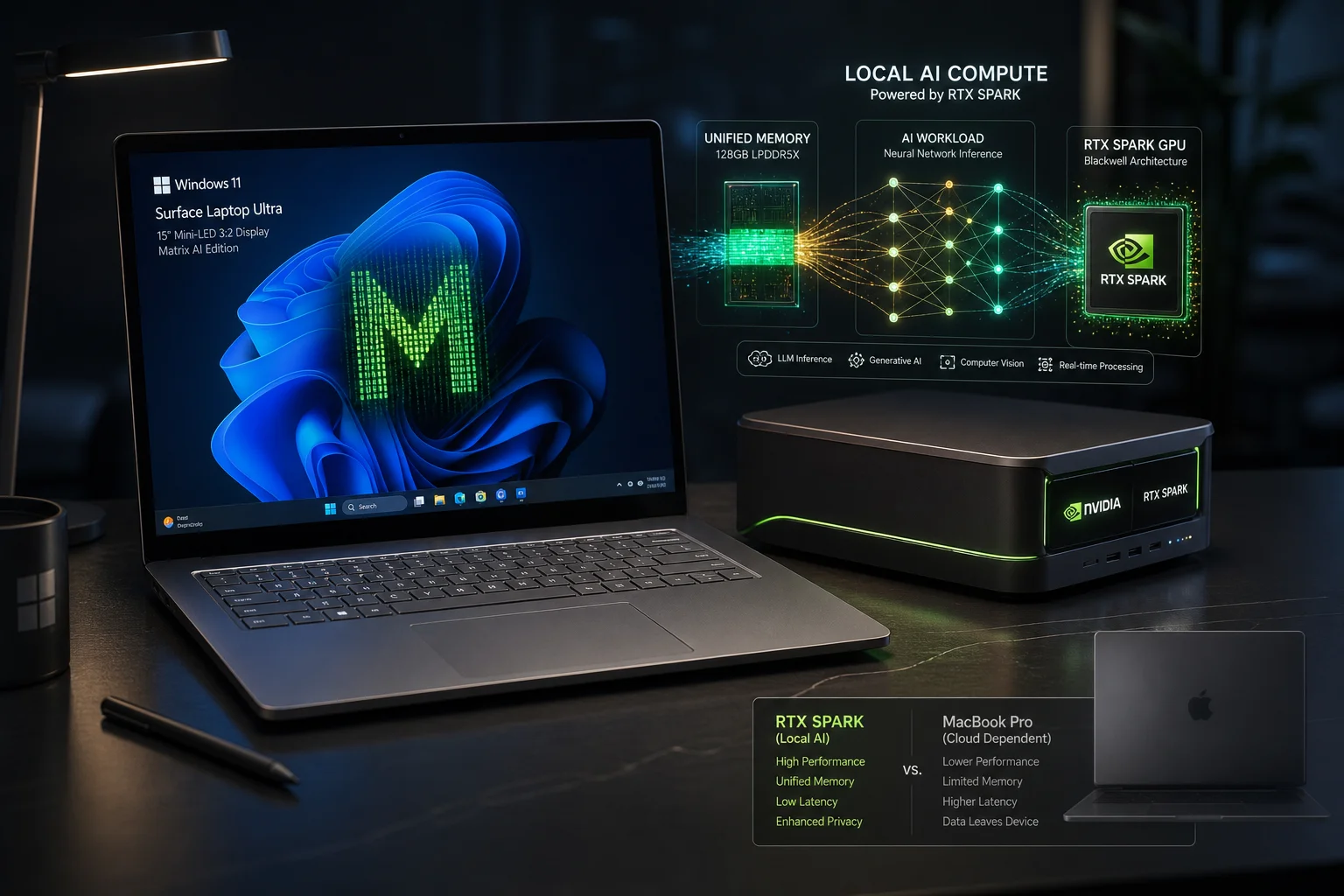 Nvidia’s RTX Spark laptops aim to bring powerful local AI to Windows PCs