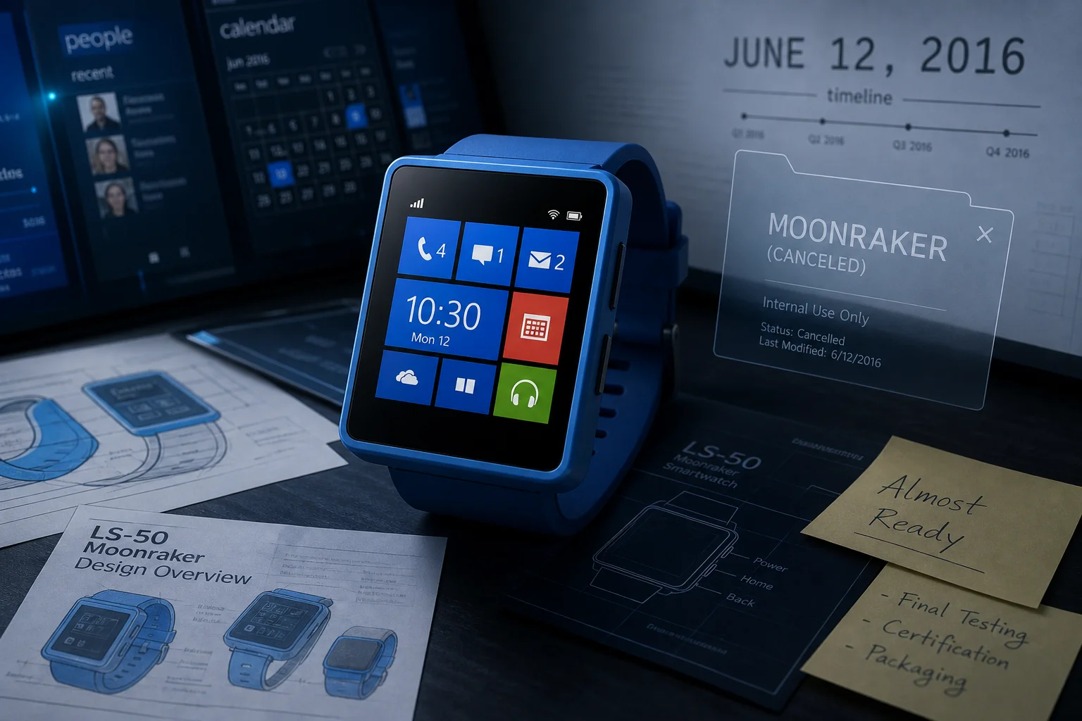 Microsoft’s Moonraker Smartwatch Still Feels Like a Lost Windows Phone Era Idea