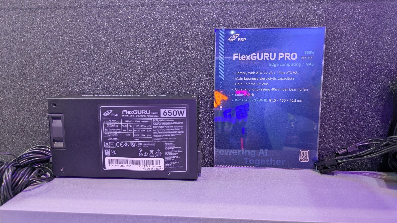 FSP Shows 3300W CANNON Power Supply for AI Workstations and Multi GPU Builds
