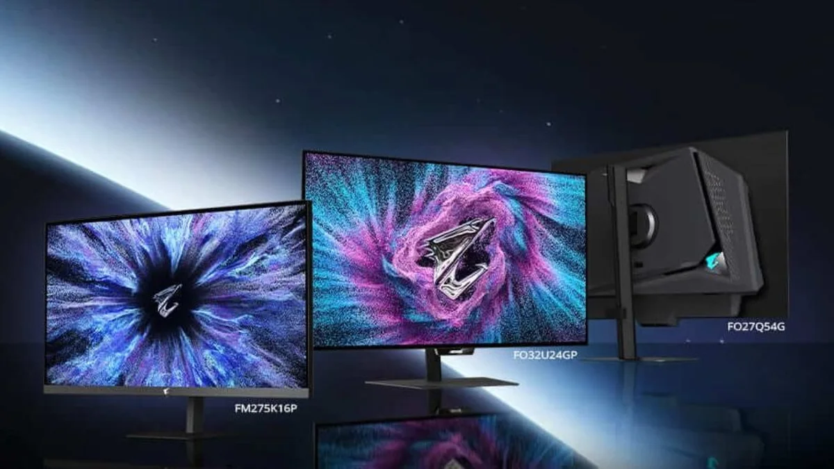 Gigabyte’s new AORUS monitors bring 5K Mini LED and brighter WOLED panels to gamers