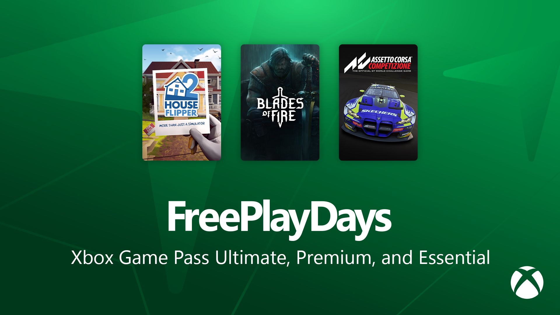 Xbox Free Play Days Adds House Flipper 2, Blades of Fire, and Assetto Corsa Competizione
