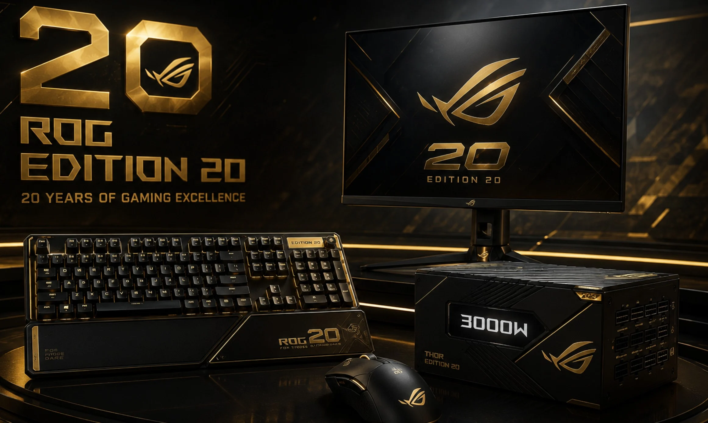 ASUS ROG Edition 20 Hardware Arrives in Germany With a €999 Power Supply