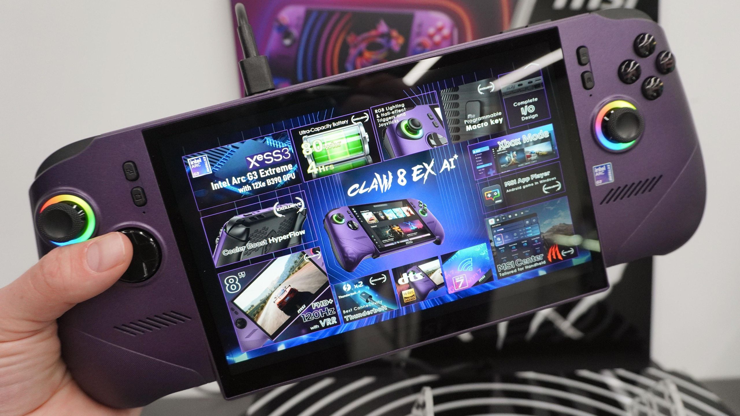 MSI Claw 8 EX AI Shows How Intel Arc G3 Is Entering the Handheld Gaming Fight