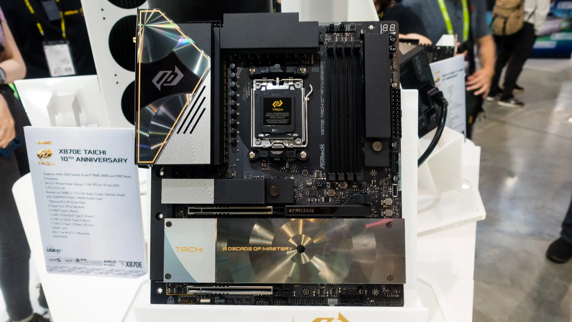 ASRock Marks 10 Years of Taichi With New Motherboards, OLED Monitors, AIO Coolers, and Graphics Cards