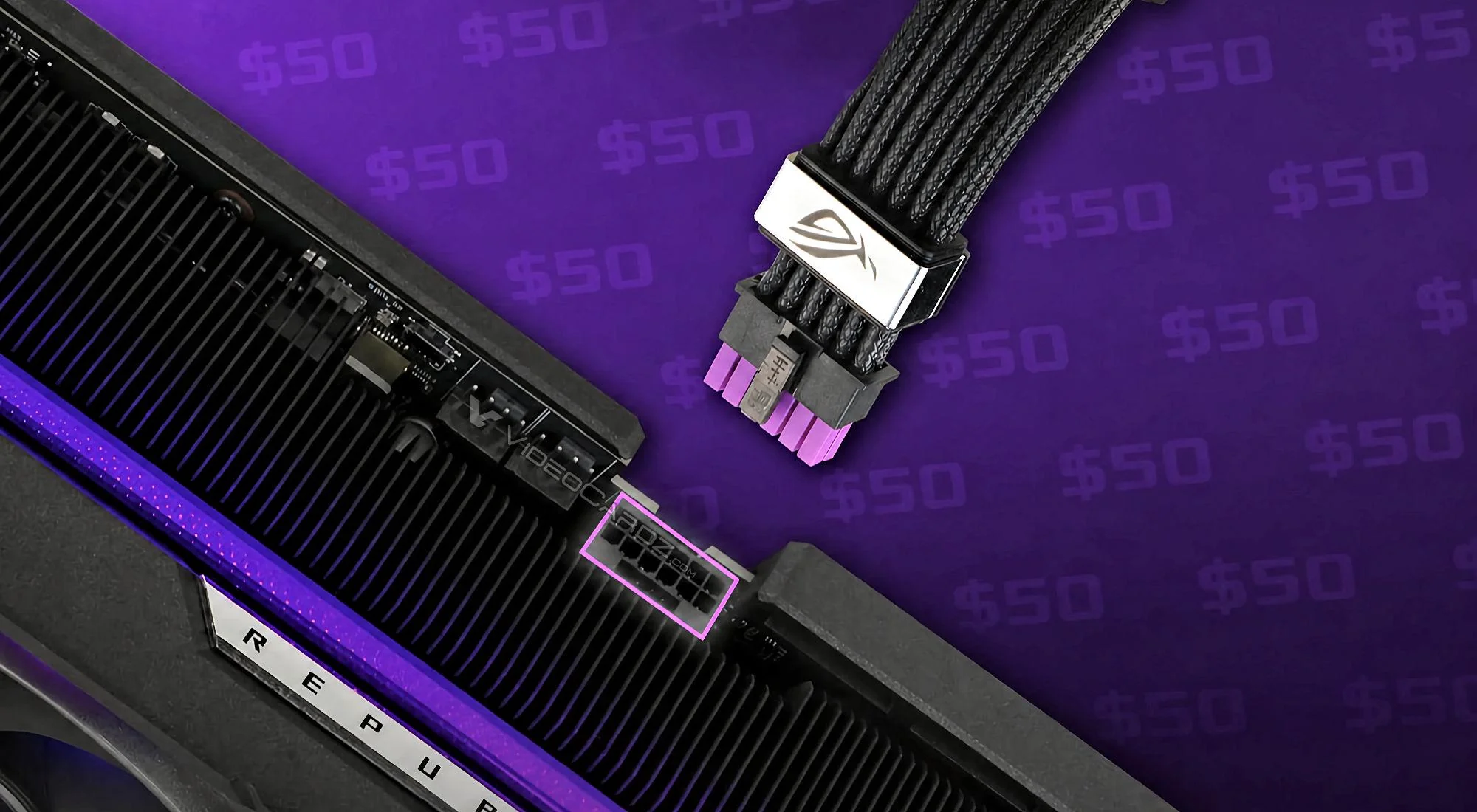 ASUS ROG Equalizer Cable Reportedly Melts Despite Being Sold as a 16 Pin GPU Safety Fix