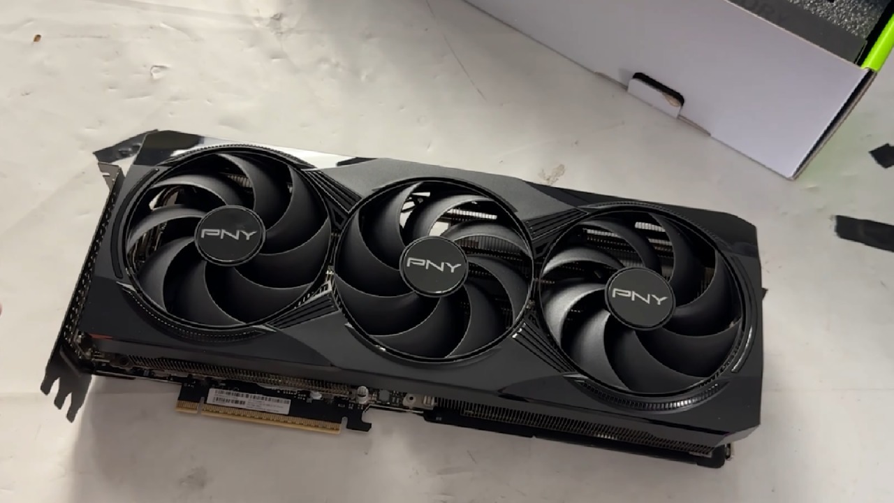 PNY built a one of a kind metal RTX 5080 that will never reach stores