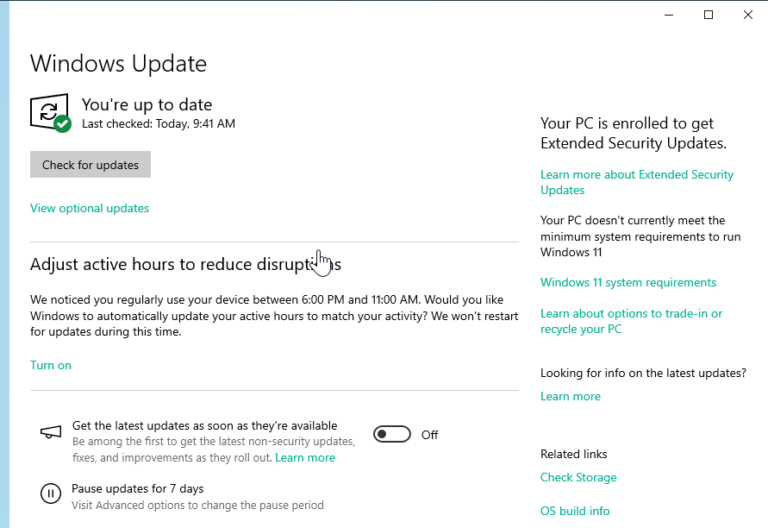 How to Check for and Install Windows Updates in Windows 10