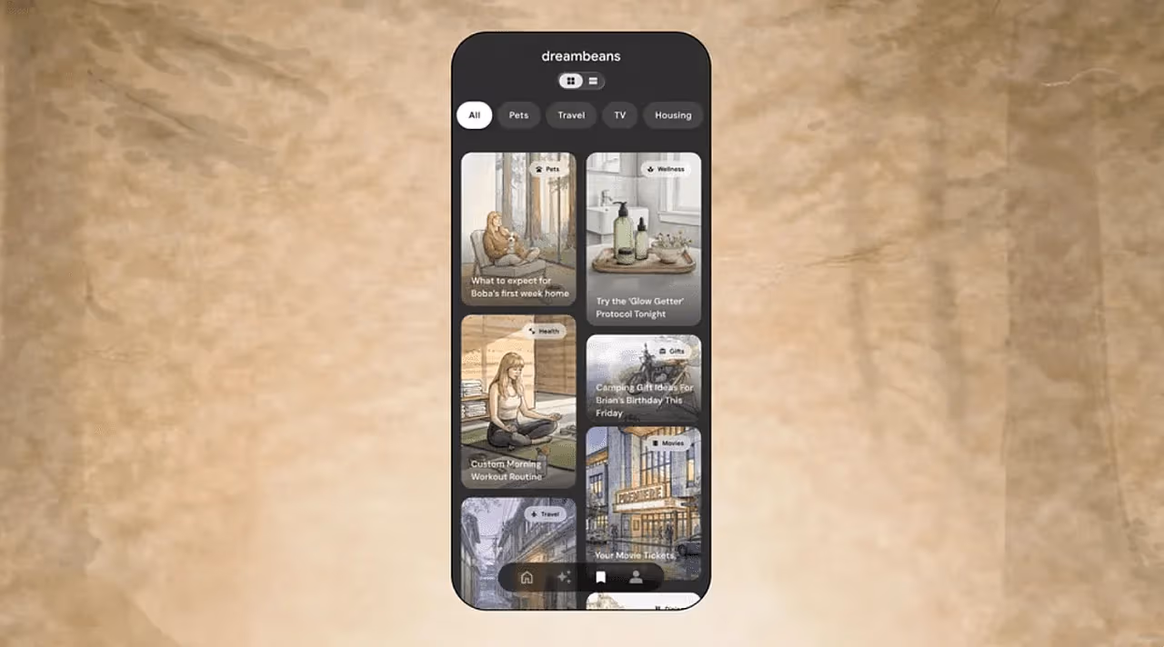 Google Dreambeans Turns Your Daily Life Into Personalized AI Story Cards