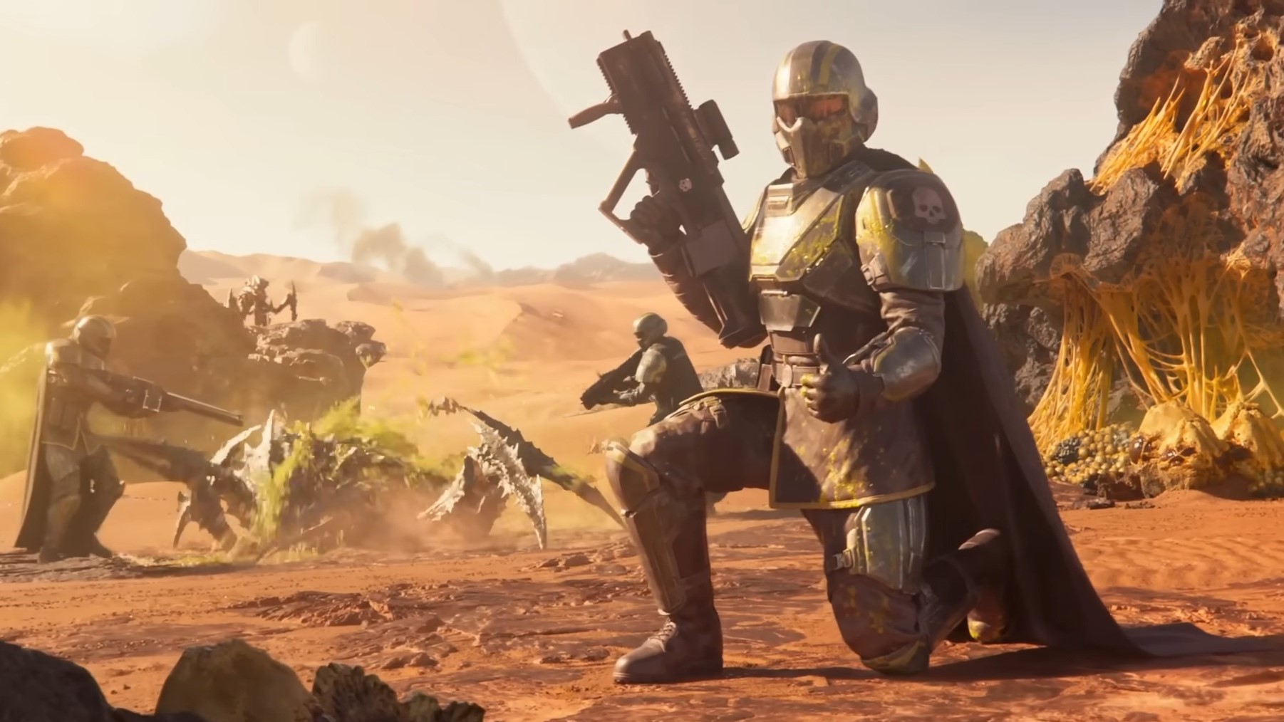 Helldivers 2 is getting major updates to fix progression, rewards, and frustrating bugs