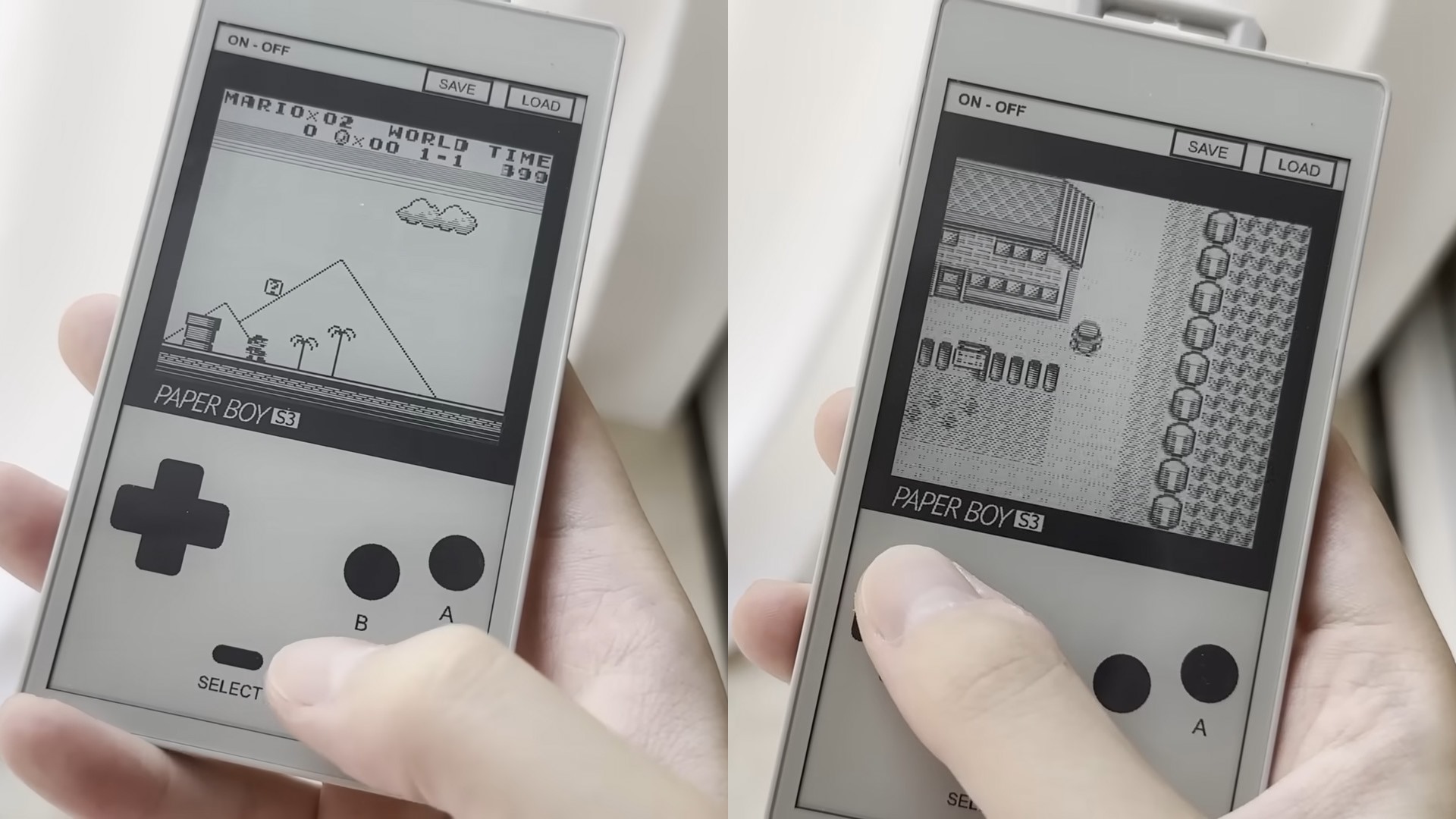 Engineer Builds a 60Hz E-Ink Game Boy Using an ESP32 Dev Board