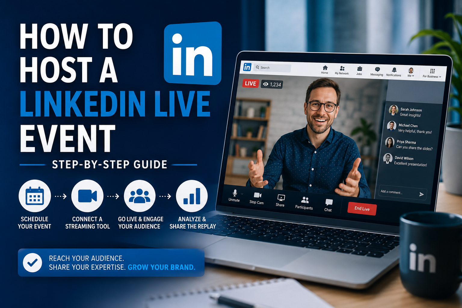 How to Host a LinkedIn Live Event