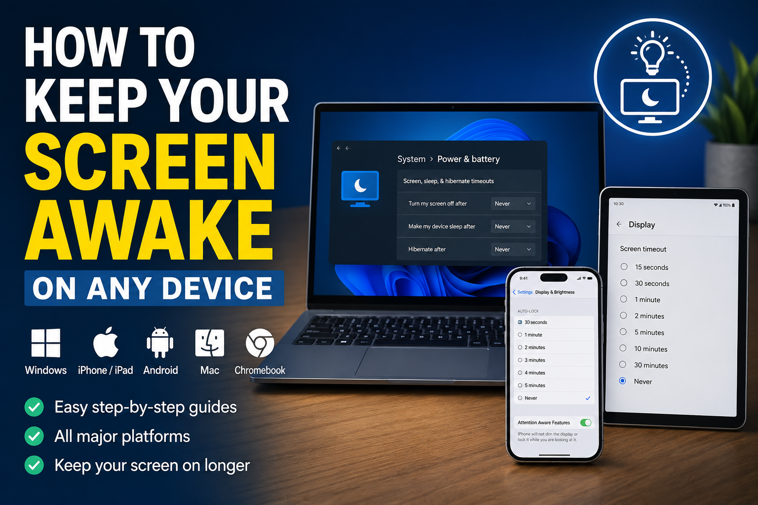 How to Keep Your Screen Awake
