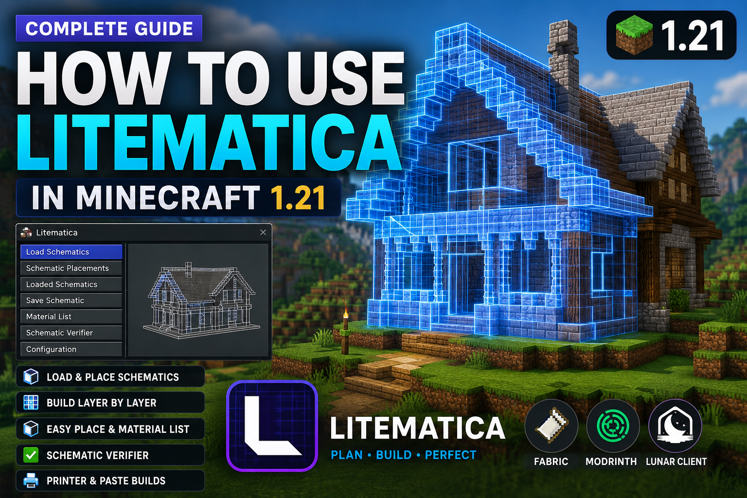 How to Use Litematica in Minecraft
