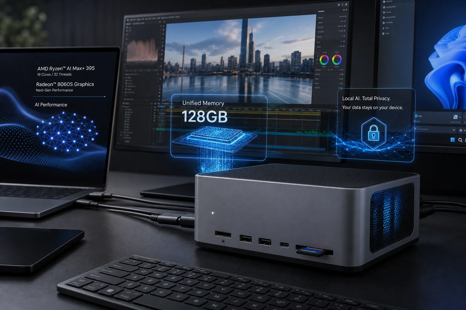 MSI PRO MAX EDGE AI+ Mini PC Uses Ryzen AI Max+ 395 for Local AI Workloads