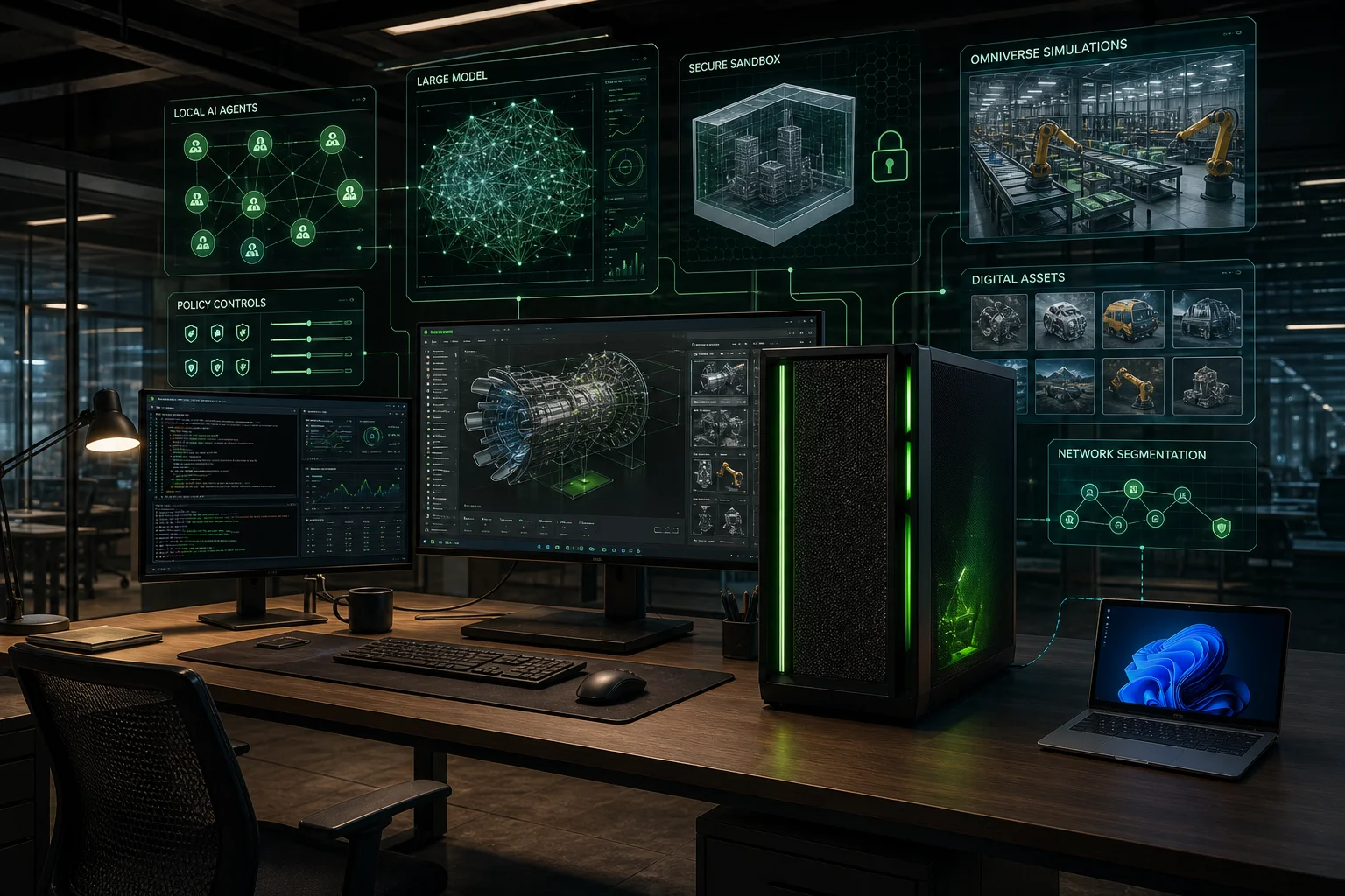 NVIDIA Brings Local AI Agents to DGX Station With Agent Toolkit and Omniverse Support