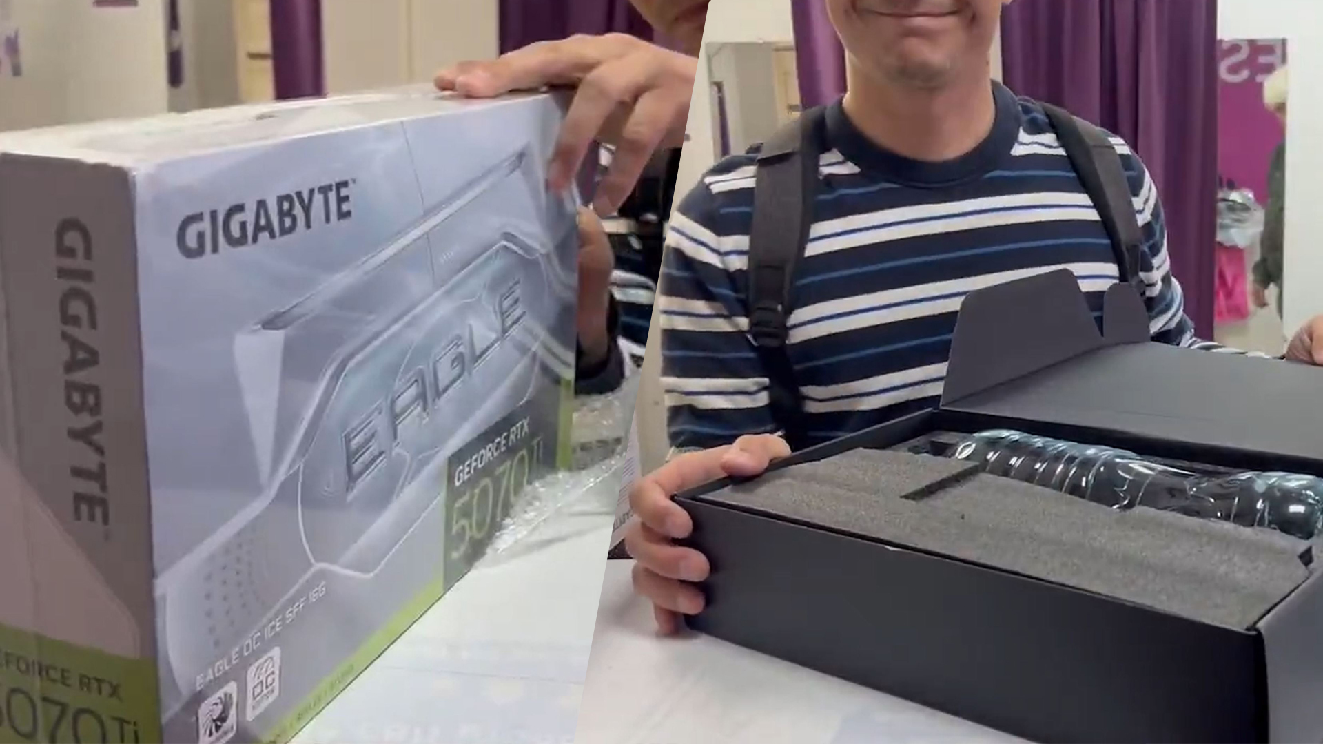 RTX 5070 Ti Buyer Opens Sealed Box and Finds a Water Bottle Inside