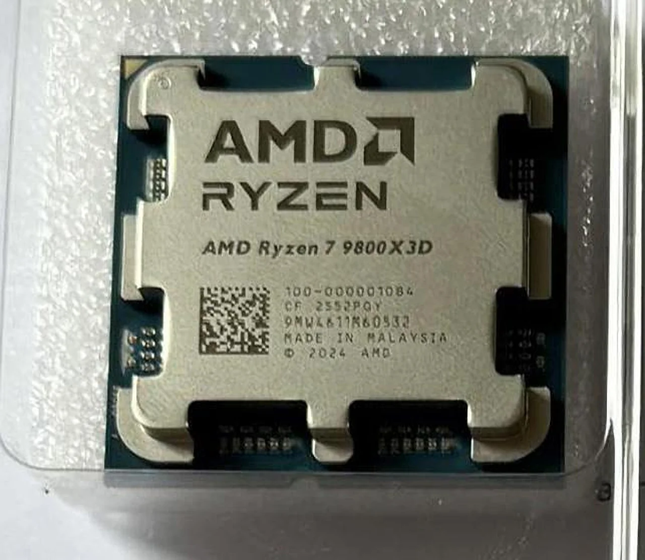 Buyer orders Ryzen 7 7800X3D and receives Ryzen 7 9800X3D instead
