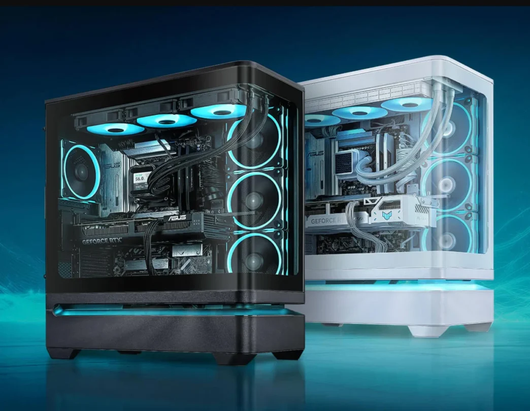 ASUS Prime AP304 Adds Floating Airflow Design and Curved Panoramic Glass