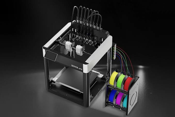Sovol M1D Uses Seven Toolheads for Faster Multi Color 3D Printing
