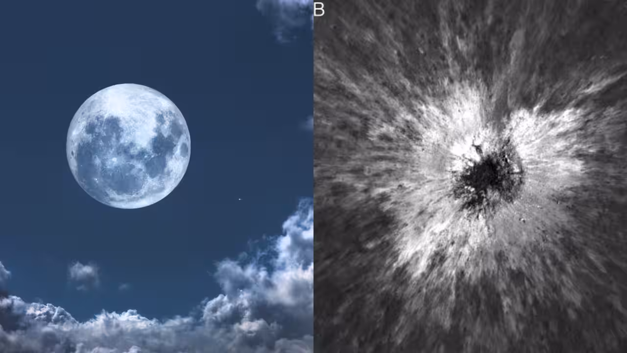 Fresh Moon Crater Offers Rare Look at a Major Lunar Impact