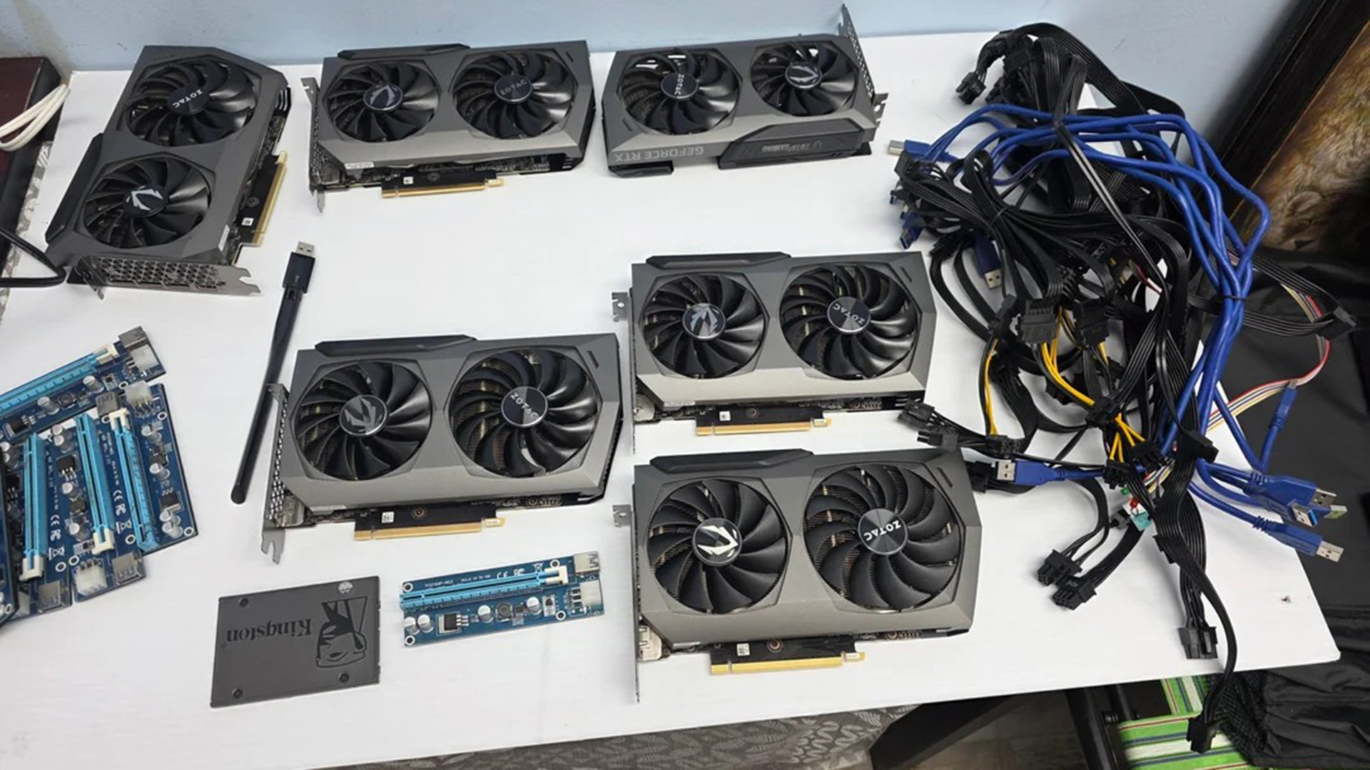 Lucky PC Scavenger Finds 12 RTX 3070 GPUs From Old Crypto Mining Rigs